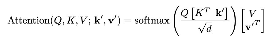 Equation 3: adding explicit attention biases to the attention operation.