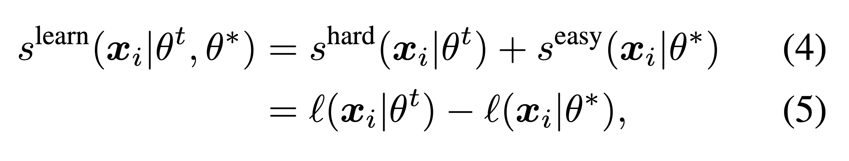 Equation for reproducible holdout loss selection, aka the 